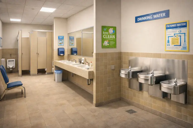 Hygienic Restrooms & Drinking Water